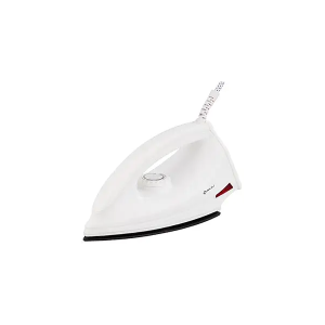 Bajaj DX-6 1000W Dry Iron with Advance Soleplate and Anti-bacterial German Coating Technology, White