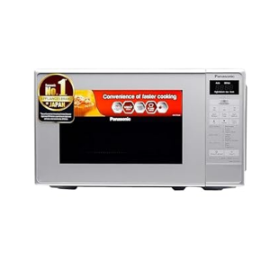 Panasonic 20L Solo Microwave Oven (Silver, 51 Auto Menus)