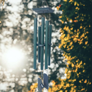 Paradigm Pictures Big Wind Chime Forest Green 45 inches Long Wind Chime Ideal Decoration Home, Balcony, Office and Garden Decor