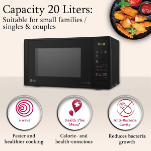 LG 20 L Grill Microwave Oven (Black)